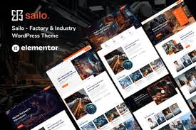 Sailo – Factory & Industry WordPress Theme