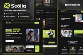 Seolla – SEO & Digital Marketing Agency Template Kit