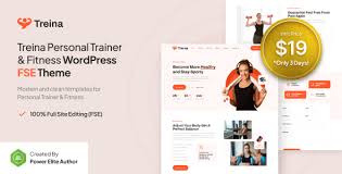 Treina – Personal Trainer & Fitness FSE WordPress