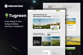 Tugreen – Green Energy & Technology Company Elementor Template Kit