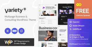 Variety – Business & Consulting WordPress Theme