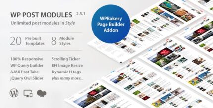 WP Post Modules for News & Magazine