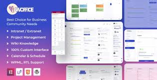 Woffice Intranet/Extranet WordPress Theme