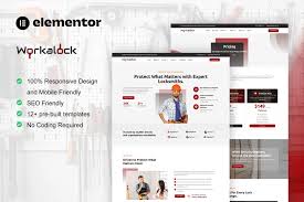 WorkaLock – Locksmith & Key Maker Service Elementor Pro Template Kit