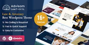 Advisom | Law Firm WordPress Theme