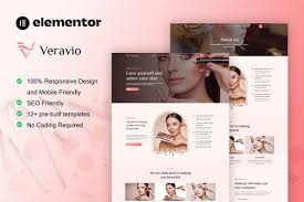 Veravio – Makeup Artist & Hair Stylist Elementor Template Kit – CreativeSea