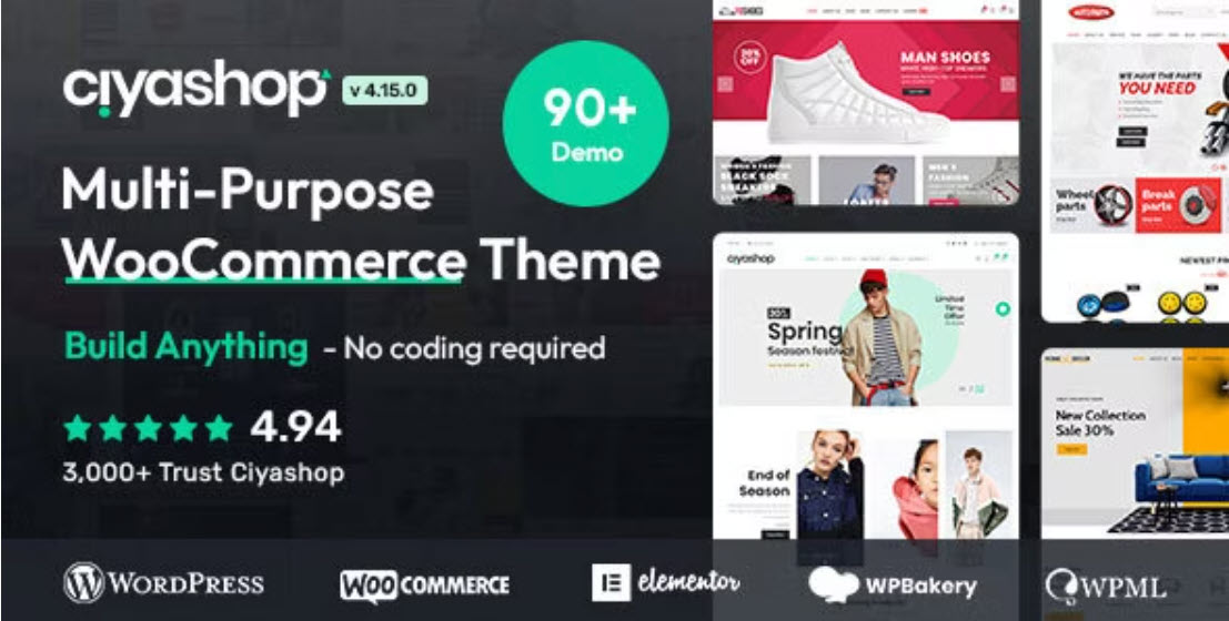 CiyaShop – Responsive WooCommerce Theme