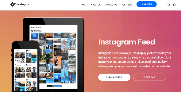 Instagram Feed – Quadlayers (AKA Social Feed Gallery)