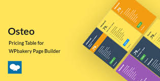 Osteo – Pricing Table for WPbakery Page Builder