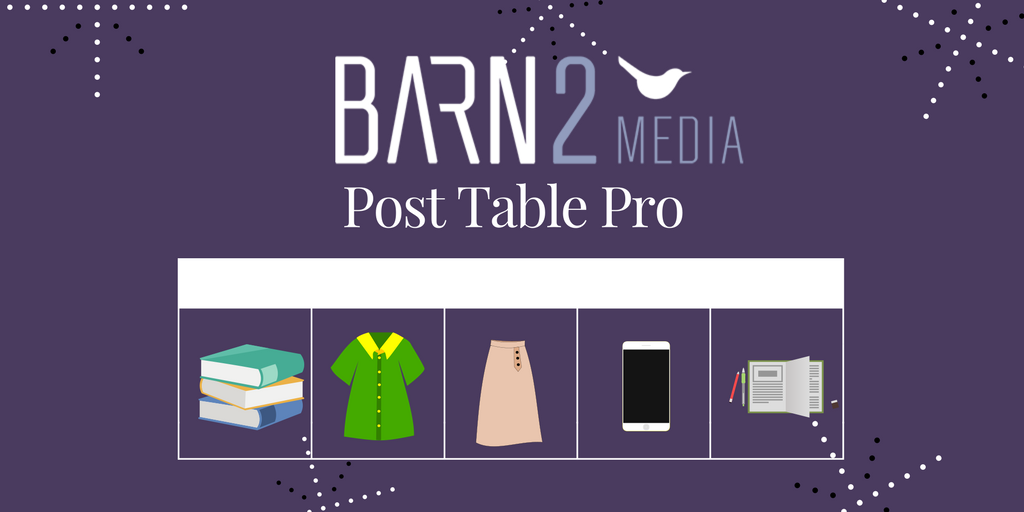 Posts Table Pro (Barn2)
