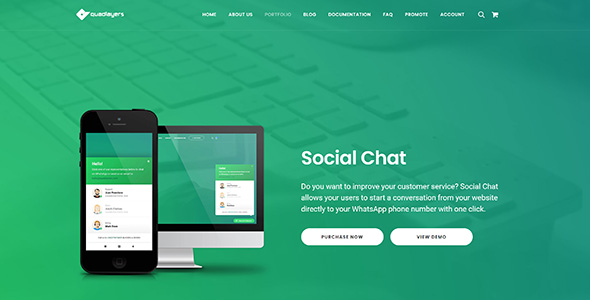 Social Chat PRO – by Quadlayers