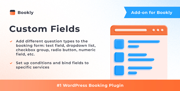 Bookly – Custom Fields