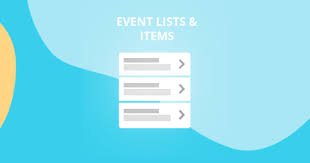 EventOn Lists and Items