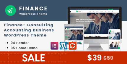 Finance – Consulting, Accounting WordPress Theme