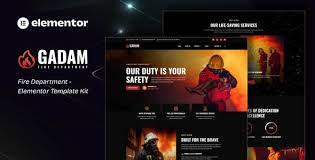 Gadam – Fire Department Elementor Template Kit