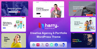 Harry – Creative Agency Portfolio WordPress Theme