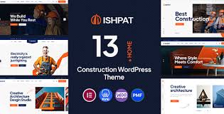 Ishpat – Construction WordPress Theme