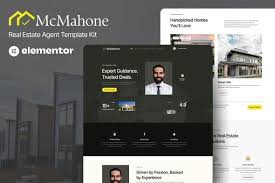 McMahone – Real Estate Agent Elementor Template Kit