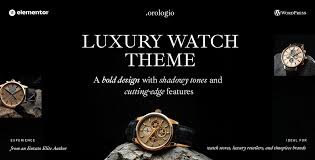 Orologio – Luxury Watch Store WordPress Theme