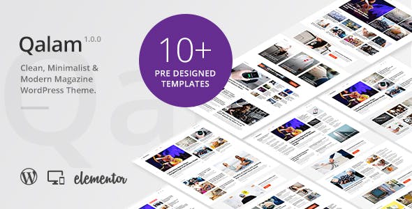 Qalam – NewsPaper and Magazine WordPress Theme