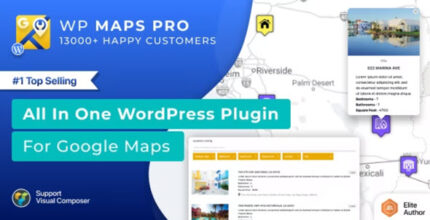 Advanced Google Maps Plugin for WordPress (WP MAPS PRO)