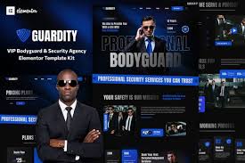 Guardity – VIP Bodyguard & Security Agency Elementor Template Kit