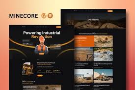 Minecore – Mining & Industry Elementor Template Kit