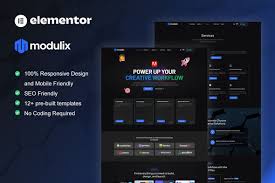 Modulix – Digital Product Store Elementor Pro Template Kit