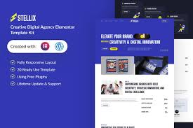Stellix – Creative Digital Agency Elementor Template Kit