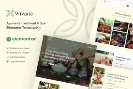 Wivana – Ayurveda Treatment & Spa Elementor Template Kit