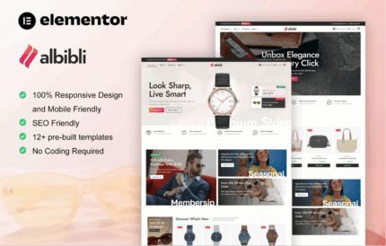 Albibli – Multipurpose Woocommerce Store Elementor Template Kit