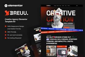 Breuu – Creative Agency Elementor Template Kit