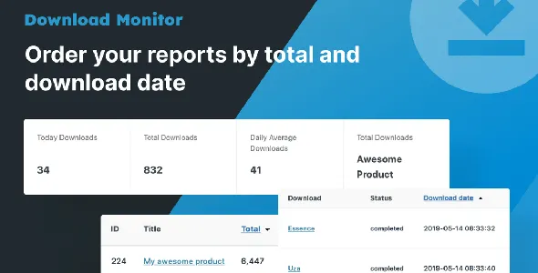 Download Monitor Downloading Page