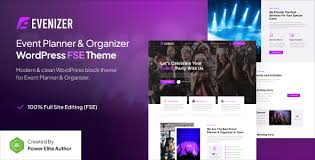 Evenizer – Event Organizer FSE WordPress Theme