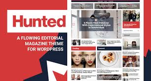 Hunted – Editorial Magazine Blog Theme