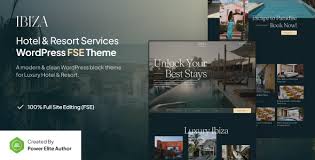 Ibiza – Luxury Hotel & Resort FSE WordPress Theme