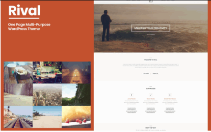 Rival – One Page Multi-Purpose WordPress Theme