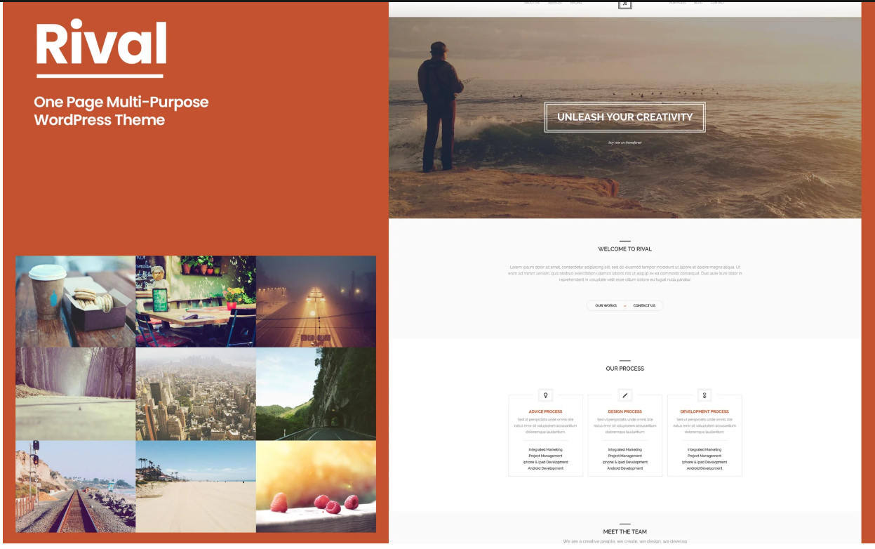 Rival – One Page Multi-Purpose WordPress Theme
