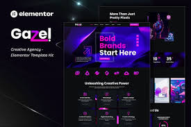 Gazel – Creative Agency Elementor Template Kit