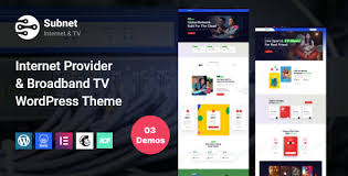 Internet Provider Broadband TV WordPress Theme