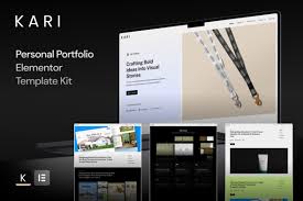 Kari – Personal Portfolio Elementor Template Kit