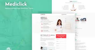 Mediclick – Medical Landing Page WordPress Theme