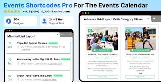 Events Shortcodes Pro