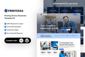 Printesa – Printing Services Elementor Template Kit