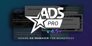 Ads Pro – WordPress Advertising Manager
