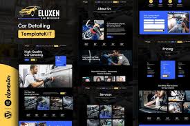 Eluxen – Car Detailing Services Elementor Template Kit