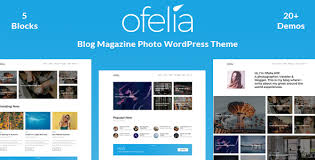 Ofelia – Travel Personal WordPress Blog Theme