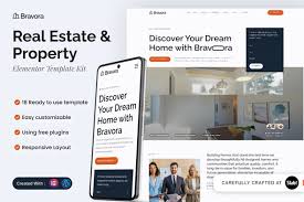 Bravora – Real Estate & Property Elementor Template Kit