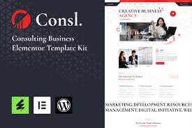 Consl – Consulting Business Elementor Template Kit