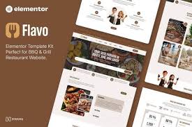 Flavo – BBQ & Grill Restaurant Elementor Template Kit